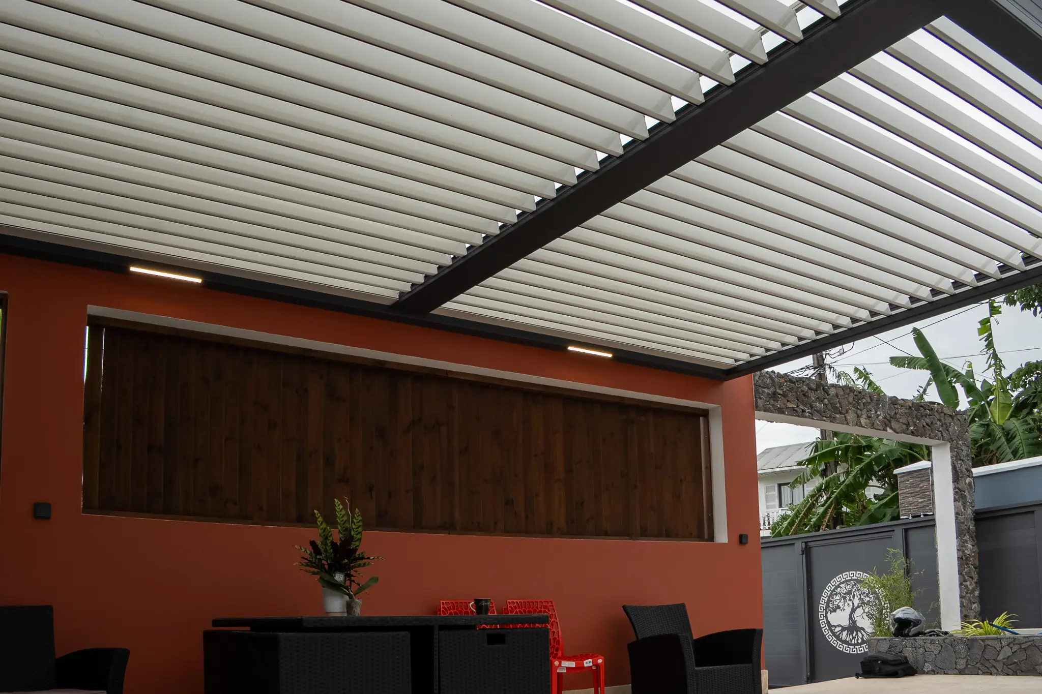 Pergola aluminium à La Réunion – réalisation Flash Alu à La Réunion